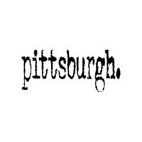 Pittsburgh Typewriter - Kiss-Cut Stickers Paper Products - YinzerShop