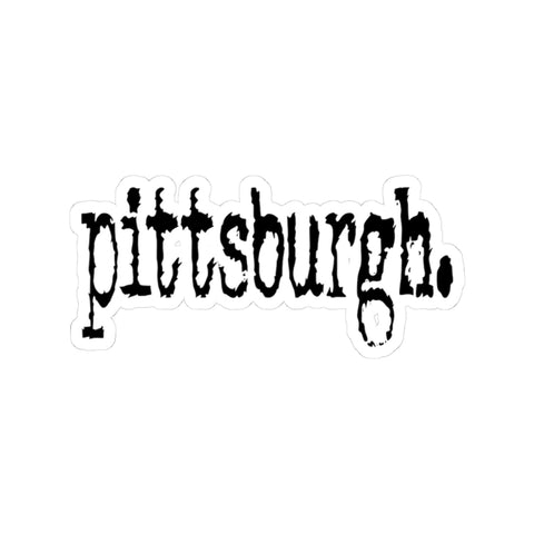 Pittsburgh Typewriter - Kiss-Cut Stickers Paper Products - YinzerShop