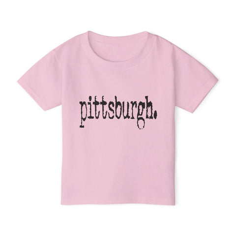 Pittsburgh Typewriter Toddler T-Shirt Kids Apparel - YinzerShop