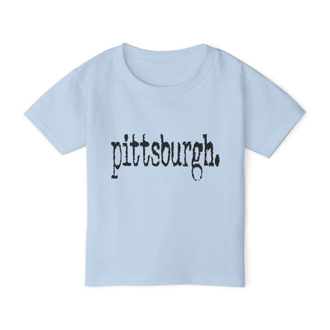 Pittsburgh Typewriter Toddler T-Shirt Kids Apparel - YinzerShop
