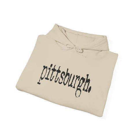 Pittsburgh Typewriter Unisex Heavy Blend™ Hooded Sweatshirt Hoodie - YinzerShop
