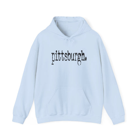 Pittsburgh Typewriter Unisex Heavy Blend™ Hooded Sweatshirt Hoodie - YinzerShop