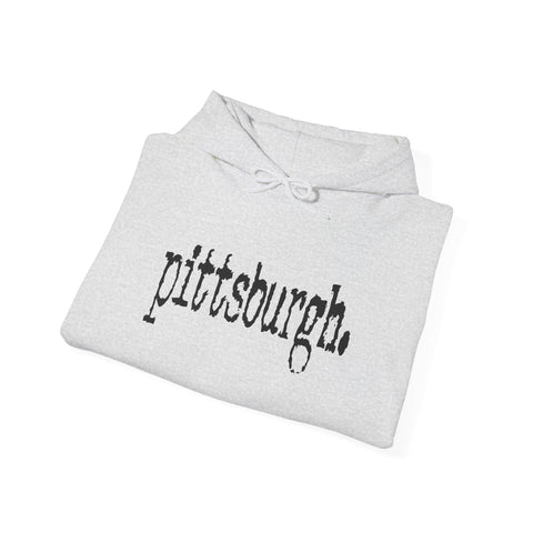 Pittsburgh Typewriter Unisex Heavy Blend™ Hooded Sweatshirt Hoodie - YinzerShop