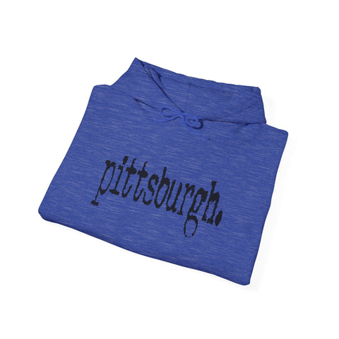 Pittsburgh Typewriter Unisex Heavy Blend™ Hooded Sweatshirt Hoodie - YinzerShop