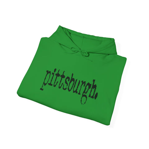 Pittsburgh Typewriter Unisex Heavy Blend™ Hooded Sweatshirt Hoodie - YinzerShop