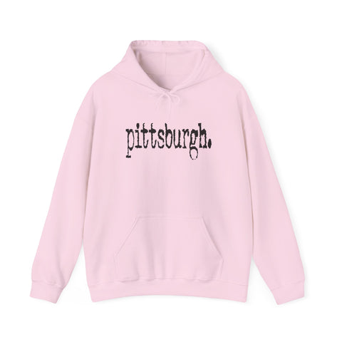 Pittsburgh Typewriter Unisex Heavy Blend™ Hooded Sweatshirt Hoodie - YinzerShop
