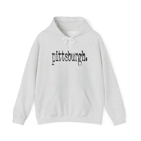 Pittsburgh Typewriter Unisex Heavy Blend™ Hooded Sweatshirt Hoodie - YinzerShop