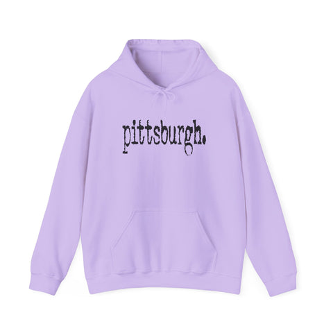 Pittsburgh Typewriter Unisex Heavy Blend™ Hooded Sweatshirt Hoodie - YinzerShop