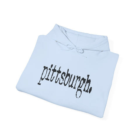 Pittsburgh Typewriter Unisex Heavy Blend™ Hooded Sweatshirt Hoodie - YinzerShop