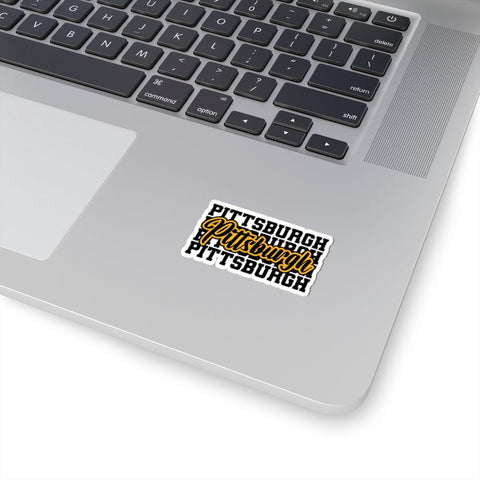 Pittsburgh Typography - Kiss-Cut Stickers Paper Products - YinzerShop