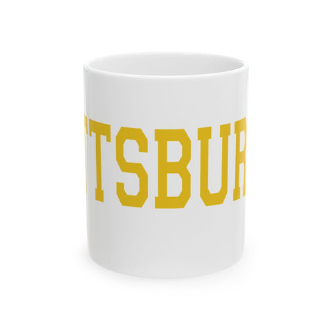 Pittsburgh Varsity Letters - Coffee Mugs (11oz, 15oz) Mug - YinzerShop