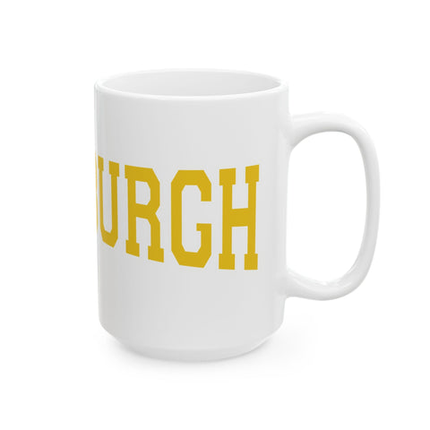 Pittsburgh Varsity Letters - Coffee Mugs (11oz, 15oz) Mug - YinzerShop