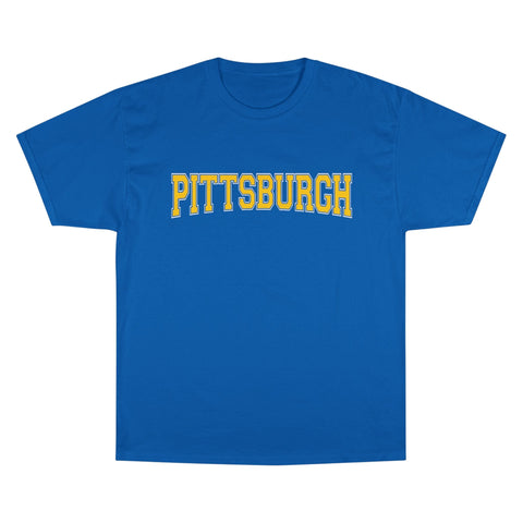 Pittsburgh Varsity Letters Short Sleeve T-Shirt T-Shirt - YinzerShop