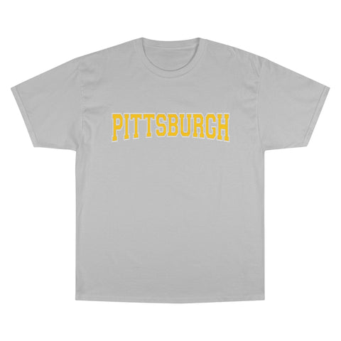 Pittsburgh Varsity Letters Short Sleeve T-Shirt T-Shirt - YinzerShop