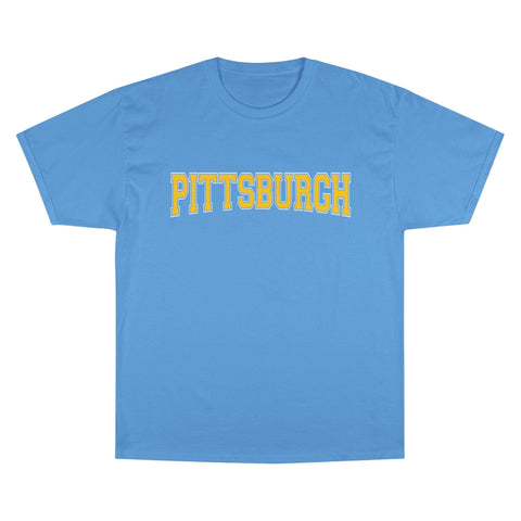 Pittsburgh Varsity Letters Short Sleeve T-Shirt T-Shirt - YinzerShop