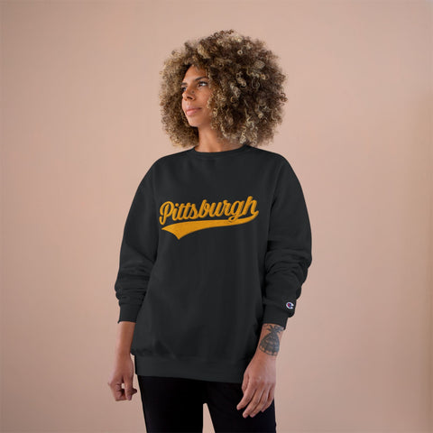 Pittsburgh Varsity Retro Champion S600 Sweatshirt Sweatshirt - YinzerShop