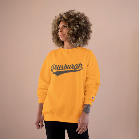 Pittsburgh Varsity Retro Champion S600 Sweatshirt Sweatshirt - YinzerShop