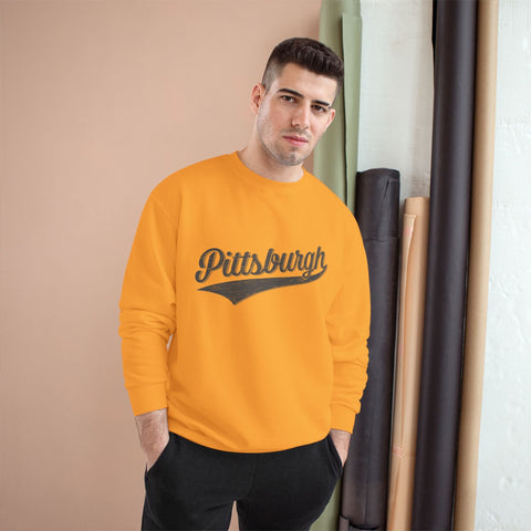 Pittsburgh Varsity Retro Champion S600 Sweatshirt Sweatshirt - YinzerShop