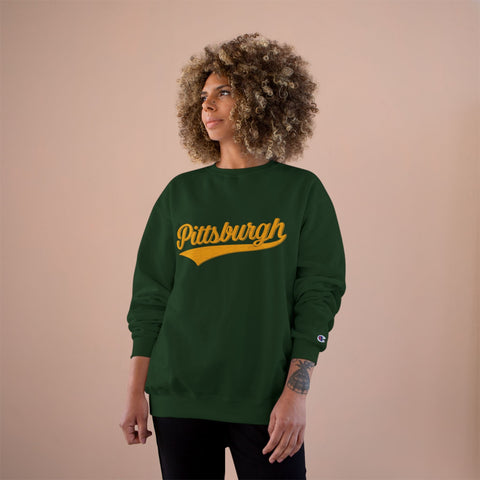 Pittsburgh Varsity Retro Champion S600 Sweatshirt Sweatshirt - YinzerShop
