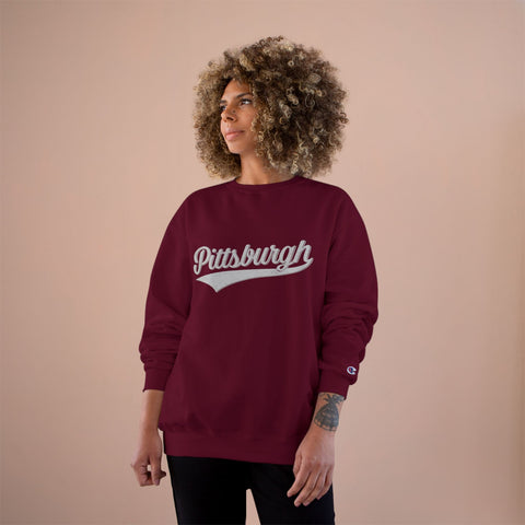 Pittsburgh Varsity Retro Champion S600 Sweatshirt Sweatshirt - YinzerShop