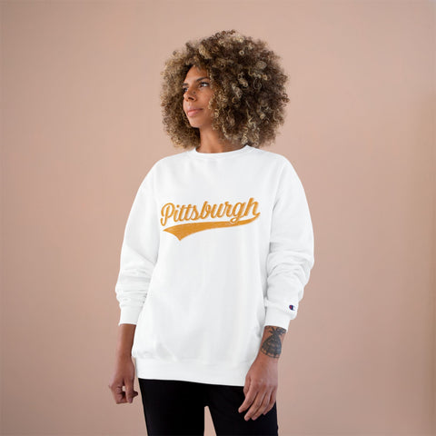 Pittsburgh Varsity Retro Champion S600 Sweatshirt Sweatshirt - YinzerShop