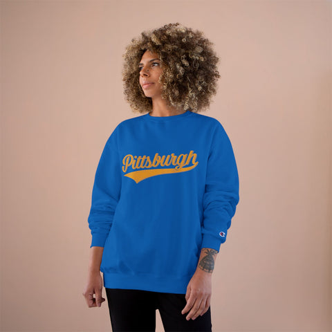Pittsburgh Varsity Retro Champion S600 Sweatshirt Sweatshirt - YinzerShop