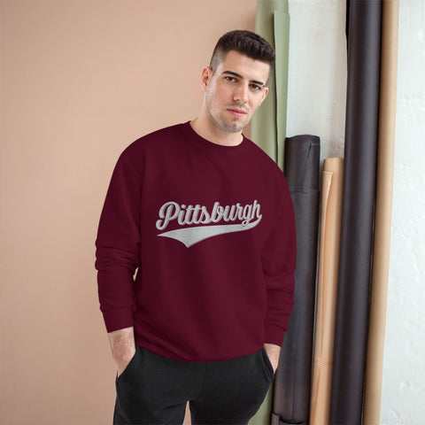 Pittsburgh Varsity Retro Champion S600 Sweatshirt Sweatshirt - YinzerShop