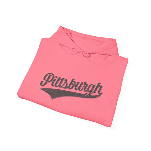 Pittsburgh Varsity Retro Heavy Blend Hooded Sweatshirt Hoodie - YinzerShop