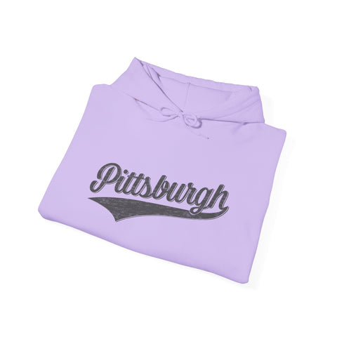 Pittsburgh Varsity Retro Heavy Blend Hooded Sweatshirt Hoodie - YinzerShop