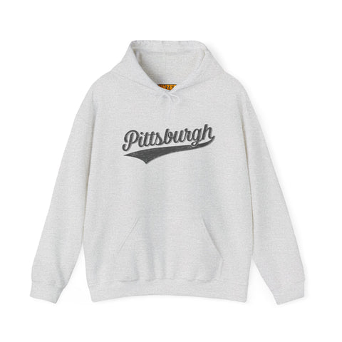 Pittsburgh Varsity Retro Heavy Blend Hooded Sweatshirt Hoodie - YinzerShop