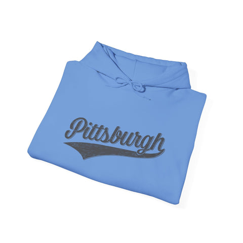 Pittsburgh Varsity Retro Heavy Blend Hooded Sweatshirt Hoodie - YinzerShop