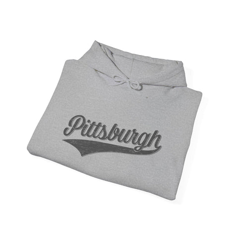 Pittsburgh Varsity Retro Heavy Blend Hooded Sweatshirt Hoodie - YinzerShop