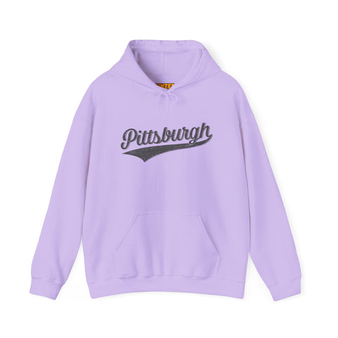 Pittsburgh Varsity Retro Heavy Blend Hooded Sweatshirt Hoodie - YinzerShop