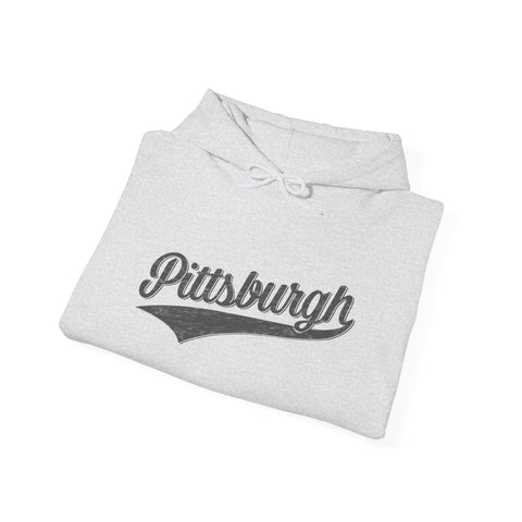 Pittsburgh Varsity Retro Heavy Blend Hooded Sweatshirt Hoodie - YinzerShop
