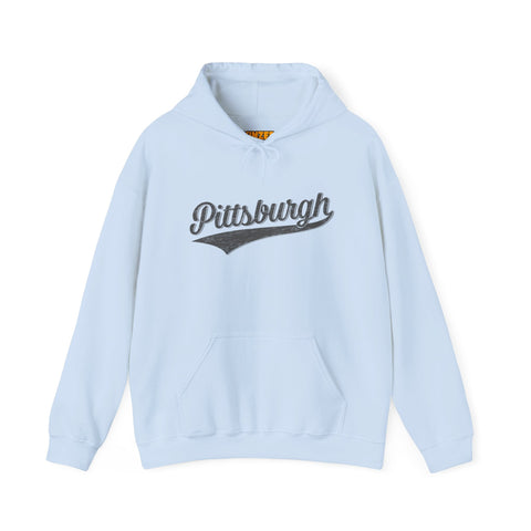 Pittsburgh Varsity Retro Heavy Blend Hooded Sweatshirt Hoodie - YinzerShop