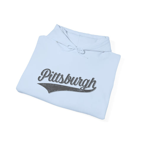 Pittsburgh Varsity Retro Heavy Blend Hooded Sweatshirt Hoodie - YinzerShop