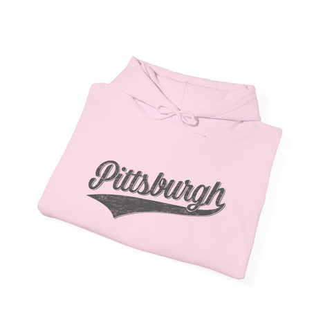 Pittsburgh Varsity Retro Heavy Blend Hooded Sweatshirt Hoodie - YinzerShop