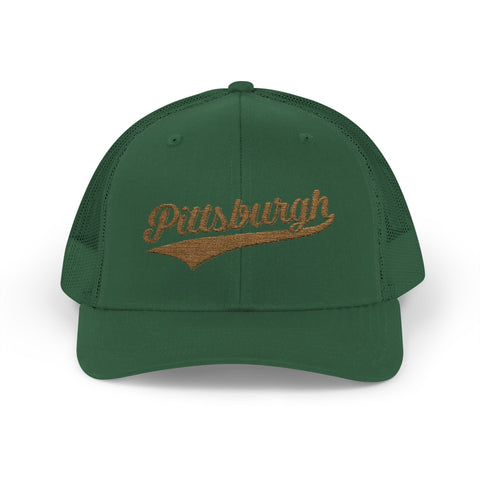 Pittsburgh Varsity Retro Snapback Trucker Cap Hats - YinzerShop