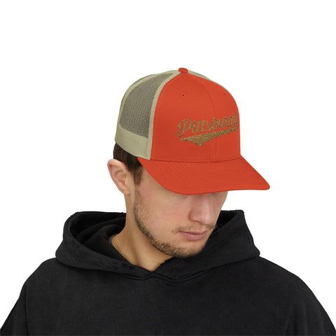 Pittsburgh Varsity Retro Snapback Trucker Cap Hats - YinzerShop
