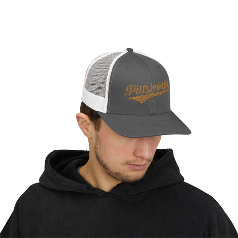 Pittsburgh Varsity Retro Snapback Trucker Cap Hats - YinzerShop