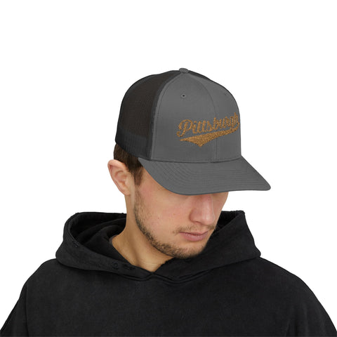 Pittsburgh Varsity Retro Snapback Trucker Cap Hats - YinzerShop