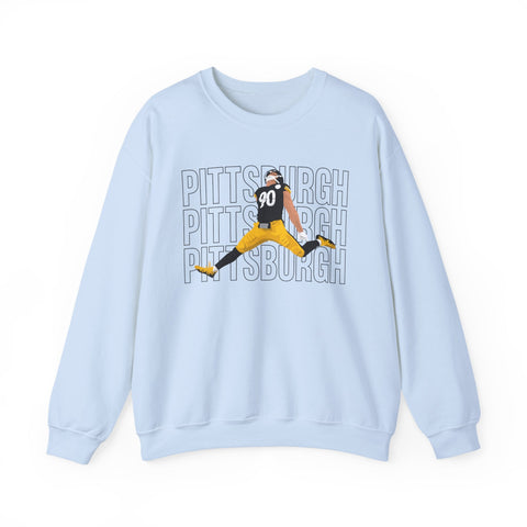Pittsburgh Victory Jump - Heavy Blend™ Crewneck Sweatshirt Sweatshirt - YinzerShop