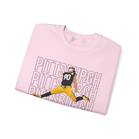Pittsburgh Victory Jump - Heavy Blend™ Crewneck Sweatshirt Sweatshirt - YinzerShop
