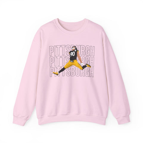 Pittsburgh Victory Jump - Heavy Blend™ Crewneck Sweatshirt Sweatshirt - YinzerShop