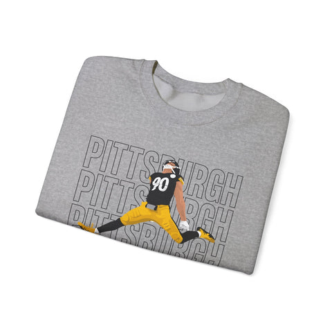 Pittsburgh Victory Jump - Heavy Blend™ Crewneck Sweatshirt Sweatshirt - YinzerShop