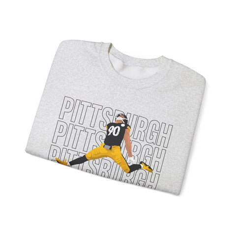 Pittsburgh Victory Jump - Heavy Blend™ Crewneck Sweatshirt Sweatshirt - YinzerShop