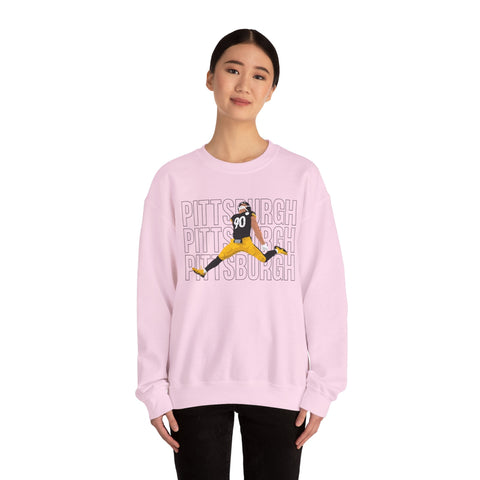 Pittsburgh Victory Jump - Heavy Blend™ Crewneck Sweatshirt Sweatshirt - YinzerShop
