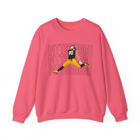 Pittsburgh Victory Jump - Heavy Blend™ Crewneck Sweatshirt Sweatshirt - YinzerShop