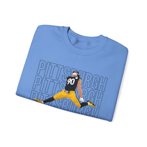 Pittsburgh Victory Jump - Heavy Blend™ Crewneck Sweatshirt Sweatshirt - YinzerShop