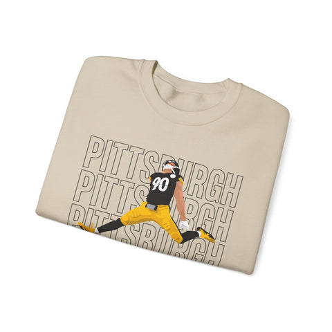 Pittsburgh Victory Jump - Heavy Blend™ Crewneck Sweatshirt Sweatshirt - YinzerShop
